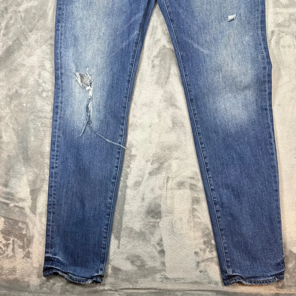 Purple Brand P001 Low Rise Skinny Jeans Medium Indigo Wash 38 OYWD124